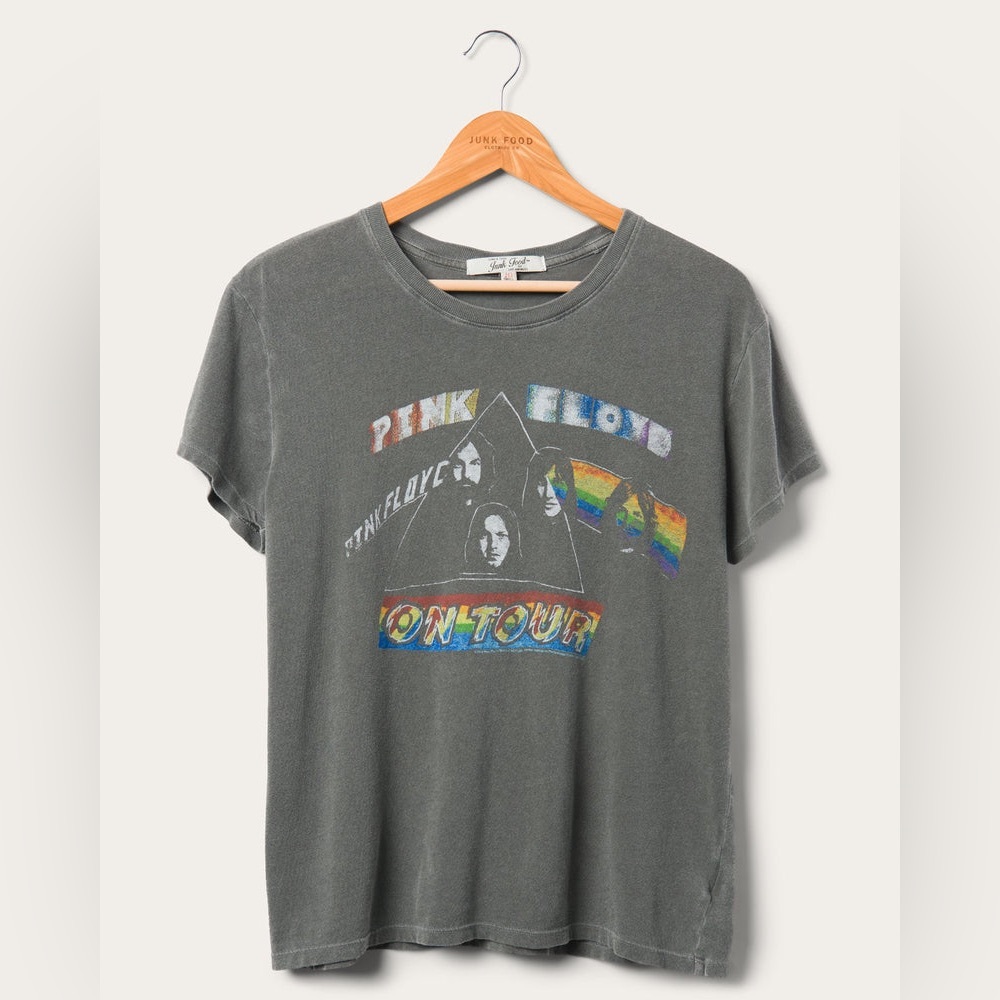 Free people junk food Pink Floyd band tee